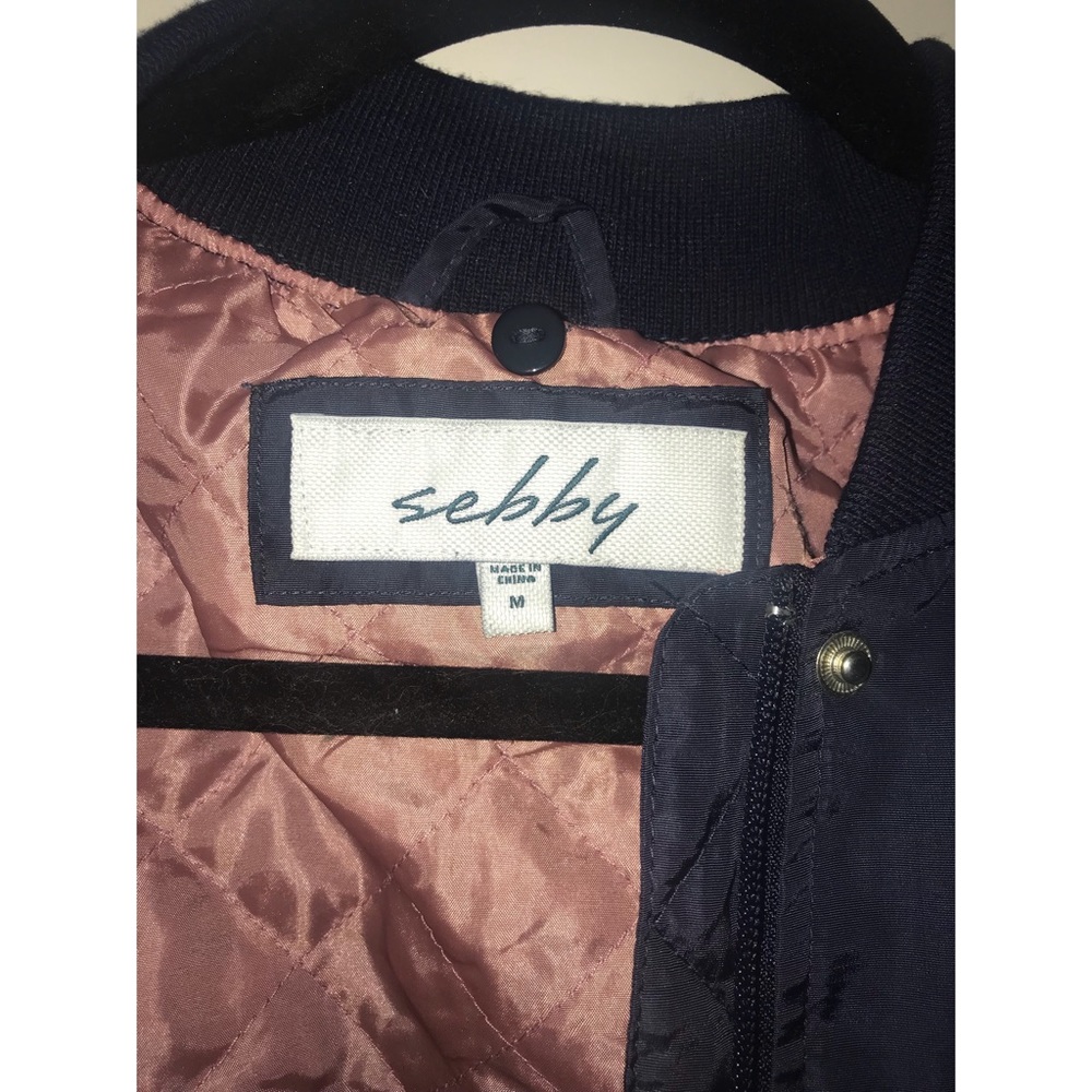 Navy Bomber Jacket - image 3